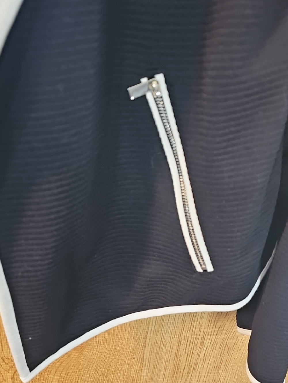 Premise Black Blazer with White Trim - Picture 7 of 9